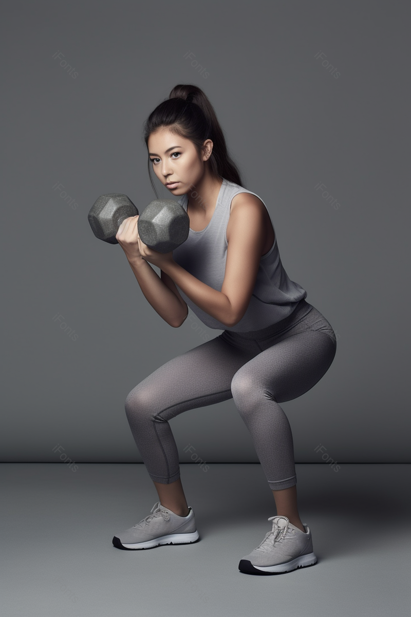 灰色女子健身健身房运动健身肌肉锻炼健康实拍,高清,摄影图,摄影图片,图片大全,摄影图免费下载